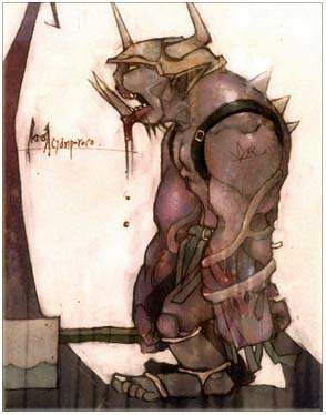 Orc Zombie Card