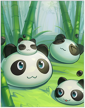 Panda Poring Card