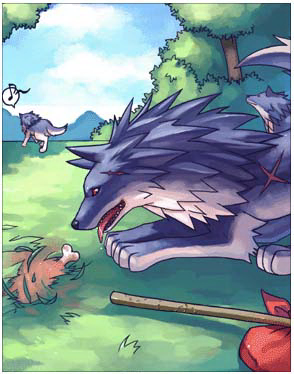 Vagabond Wolf Card