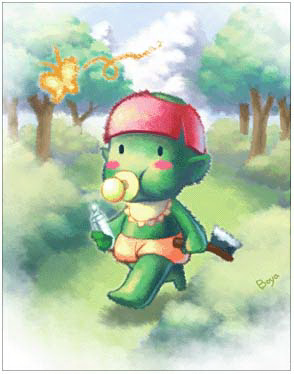 Orc Baby Card