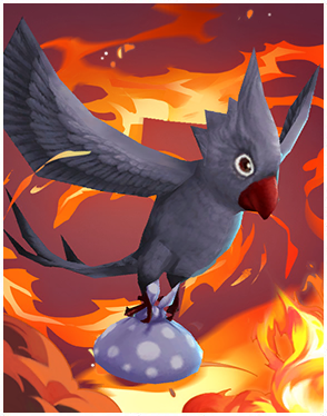 Fire Bird Chiri Card