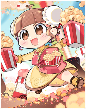 Popcorn Carnival Card