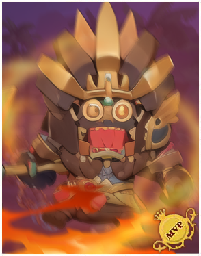 Late King's Chess Knights Card