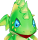 Infected ancient flying dragon