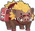 Bristle Porcupine - Gun