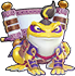 Returning Frog - Golden Rattan
