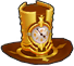 Gold Clock Guardian