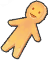 Gingerbread Man Clip