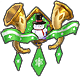 Glass Snowman Horn