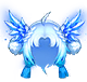 Frost Winter Whisper Rosette
