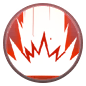 Burning with intense passion.